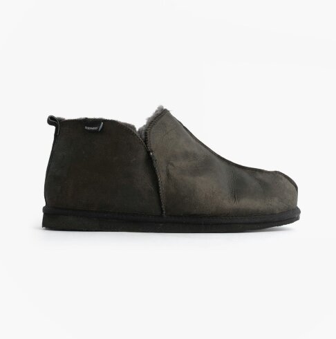 Shepherd ANTON Mens Slippers Matt Black