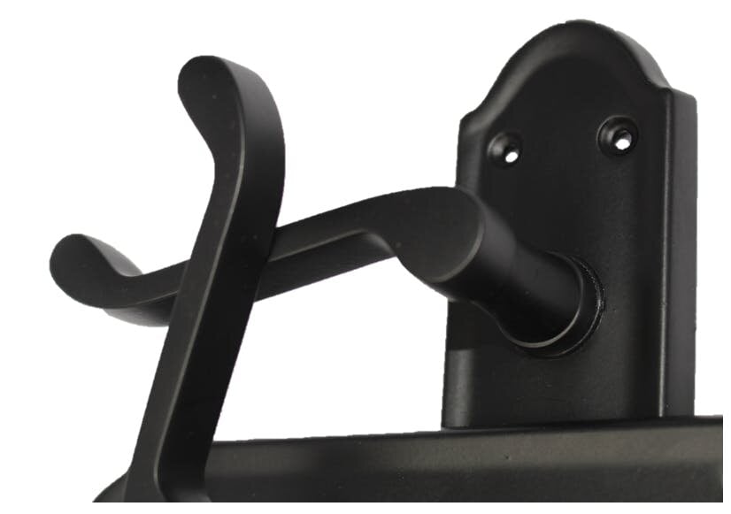 EDH Door Hardware Matt Black Internal Door Handles Ashford Style Lever Latch Handles and Latch
