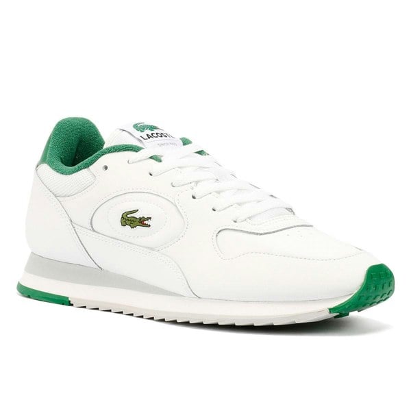 Lacoste 49SMA0013-082 Men's LINETRACK White/Green