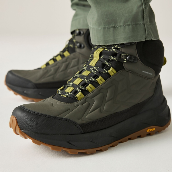 Regatta Mens Onyx Mid Cut Walking Boots - Dark Khaki/Cypress Green