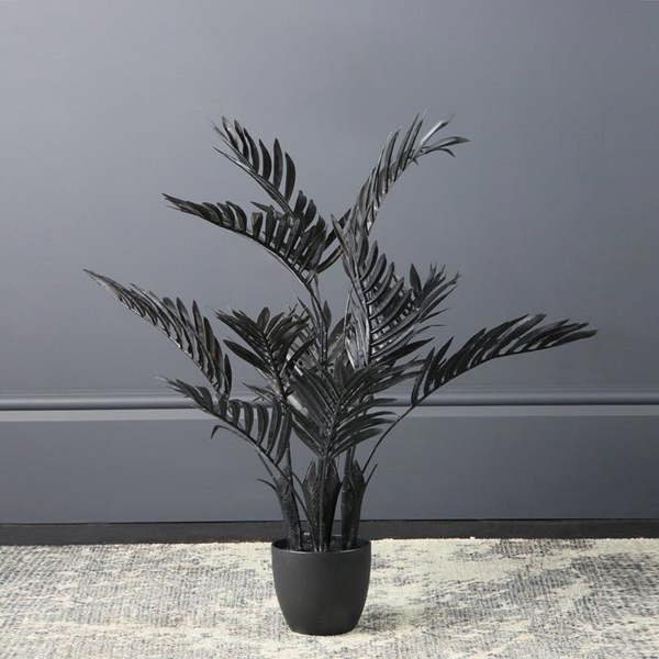 Scottish Everlastings 70cm Real Touch Black Areca Palm