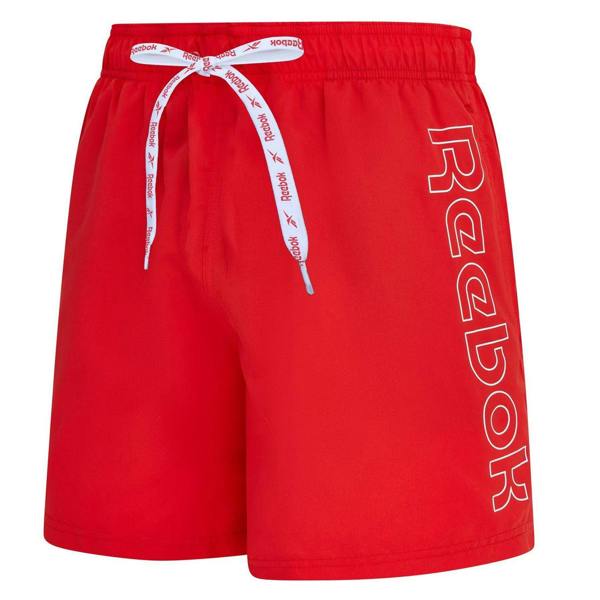 Reebok Mens Abbott Swim Shorts - Sport Red - 