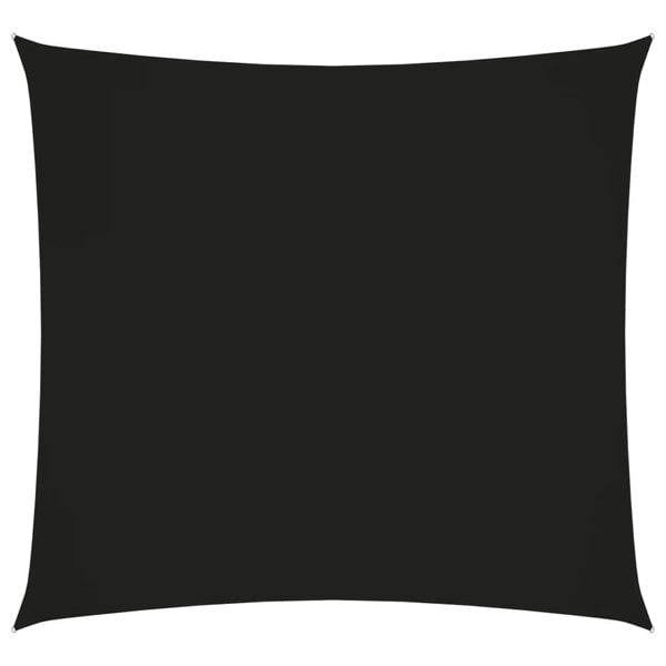 Berkfield Sunshade Sail Oxford Fabric Square 3.6x3.6 m Black