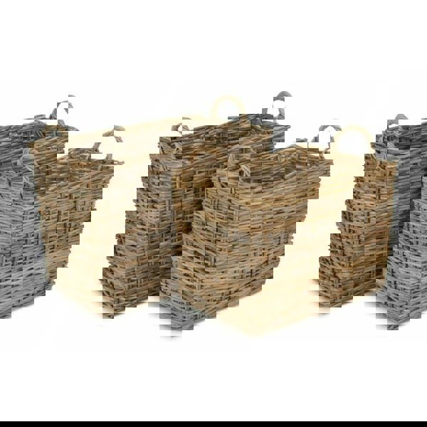 Rattan Log Basket