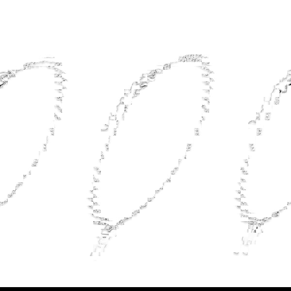 Cockapoo Silhouette Chain Bracelet - Personalised - Sterling Silver - MYLEE London