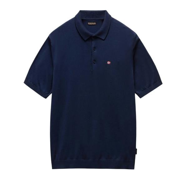Napapijri Mens Regular Polo Shirt - Marine Blue - 