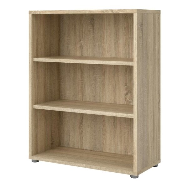 Wyld Haus Dris Natural Oak Effect Bookcase 2 Shelves