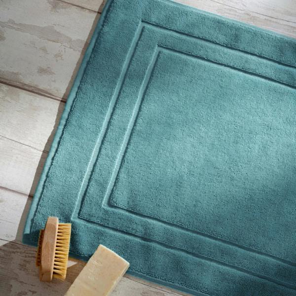 Soak&Sleep Teal Egyptian Cotton Bath Mat