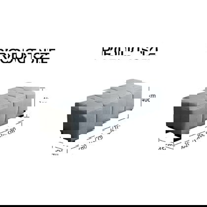 LA23 Bench Storage, Velvet-Rit Concept-Rit Concept