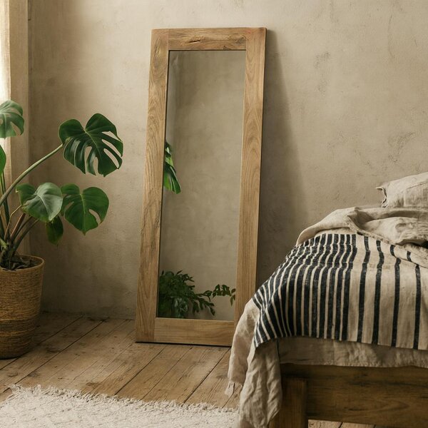 Wyld Haus California Large Solid Mango Wood Framed Mirror