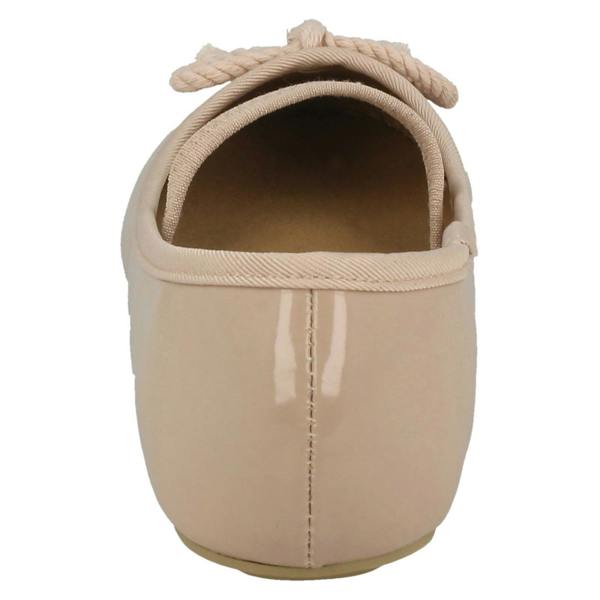 Spot On Girls Spot On Elastic Bar Ballerinas
