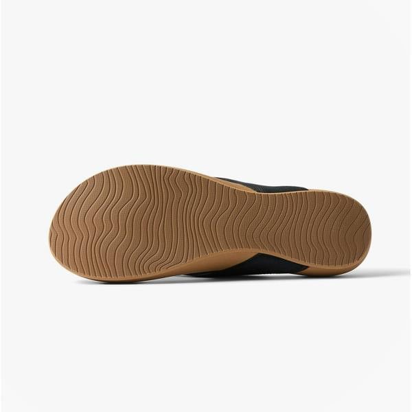 Reef CUSHION MELODY Toe-Post Sandals   in  Black/Multicoloured