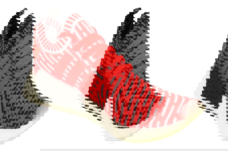 Adidas Originals NMD_R2 PK Mens Sneakers  - Red Black White Bb2910 - Photo 3