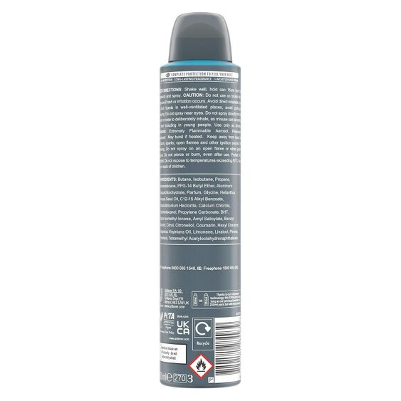 Dove Men+Care 4x Dove Anti-Perspirant Men+Care Advanced Clean Comfort 72H Protection Deo, 200ml