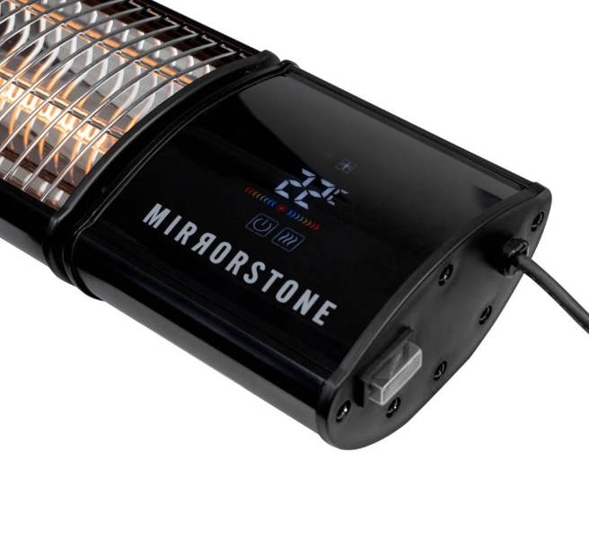 Mirrorstone Heating 1.2kW Athena Wi-Fi Remote Controllable Infrared Bar Heater with Motion Sensor