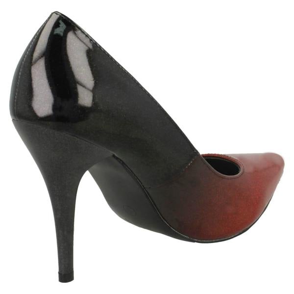 Anne Michelle Ladies Anne Michelle High Heel Pointed Toe Court Shoes