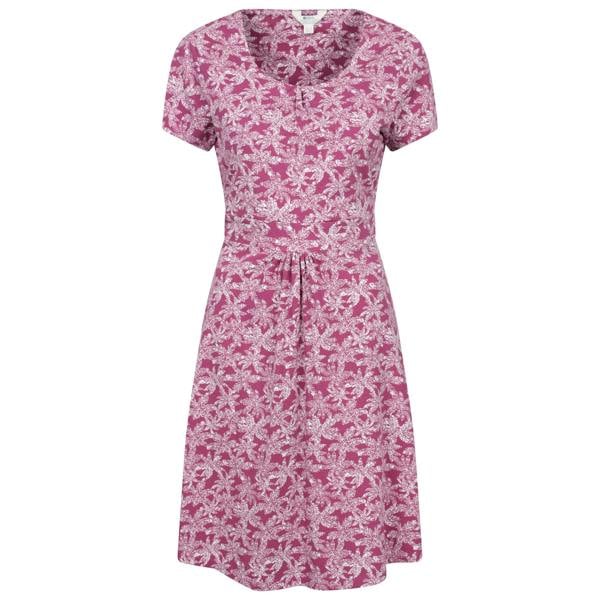 Mountain Warehouse Womens Orchid Patterned UV Protection Dress - Dark Pink