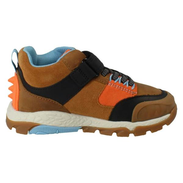 Clarks Boys Clarks PlayPrints 'Rex' Ankle Boots Steggy 2 Glow