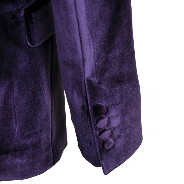 David WeJ Maison Velvet Blazer - Purple