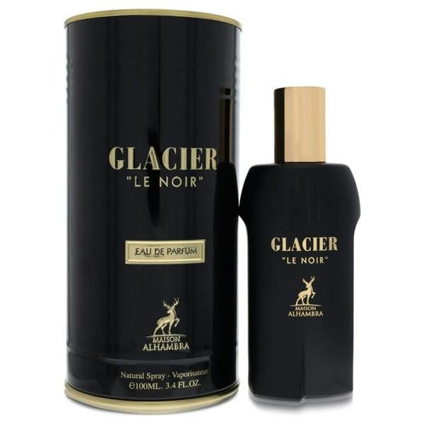 Maison Alhambra Maison Alhambra Glacier Le Noir by Maison Alhambra Eau De Parfum Spray 3.4 oz for Men 100 ml