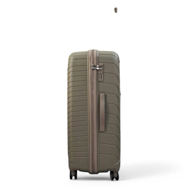 Infinity Luggage Robust PP Hard Shell 8 Wheels Luggage Travel Holiday Cabin Suitcase Set