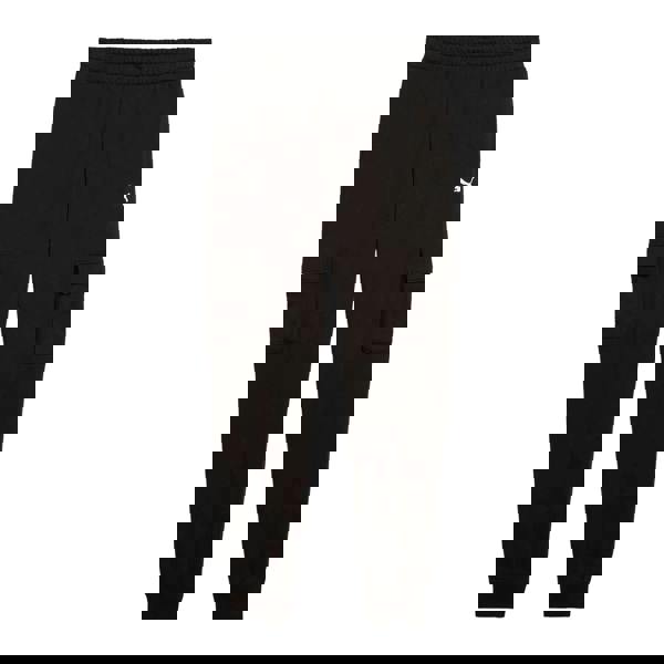 Puma Mens Fleece Small Logo Cargo Trousers - Black - 