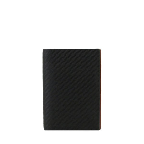 Dunhill bi-fold card wallet in a carbon fibre patterning