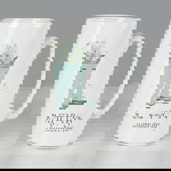 Personalised Memento Company Personalised Blue Wellies Mug