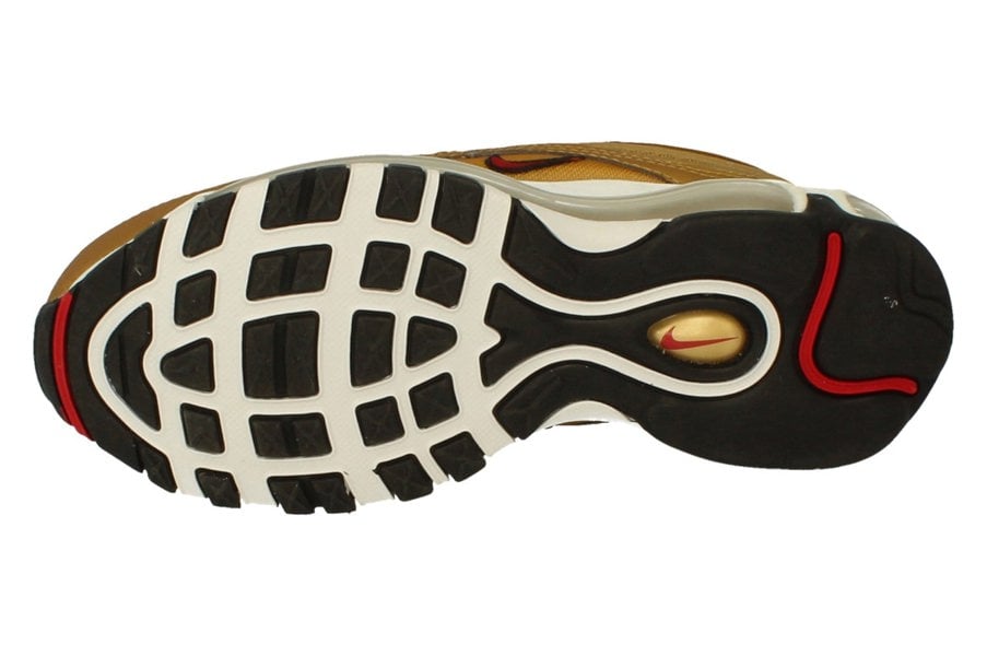 Nike Air Max 97 Og Womens Dq9131  700 - Metallic Gold Varsity Red 700 - Photo 4