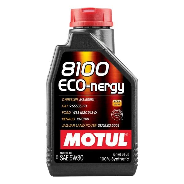 Motul 8100 ECO-nergy 5W30 Fully Synthetic Engine Oil ACEA A5/B5 API SP RN0700 1L