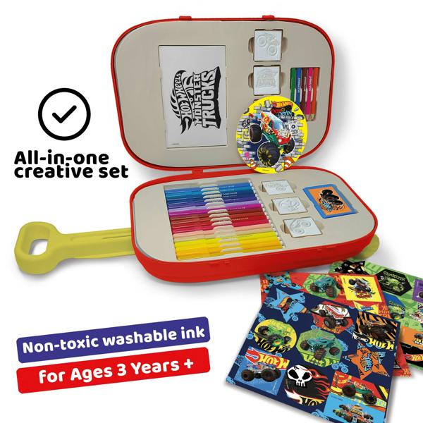 Multiprint Hot Wheels Trolley by Multiprint – Kids Travel & Activity Case