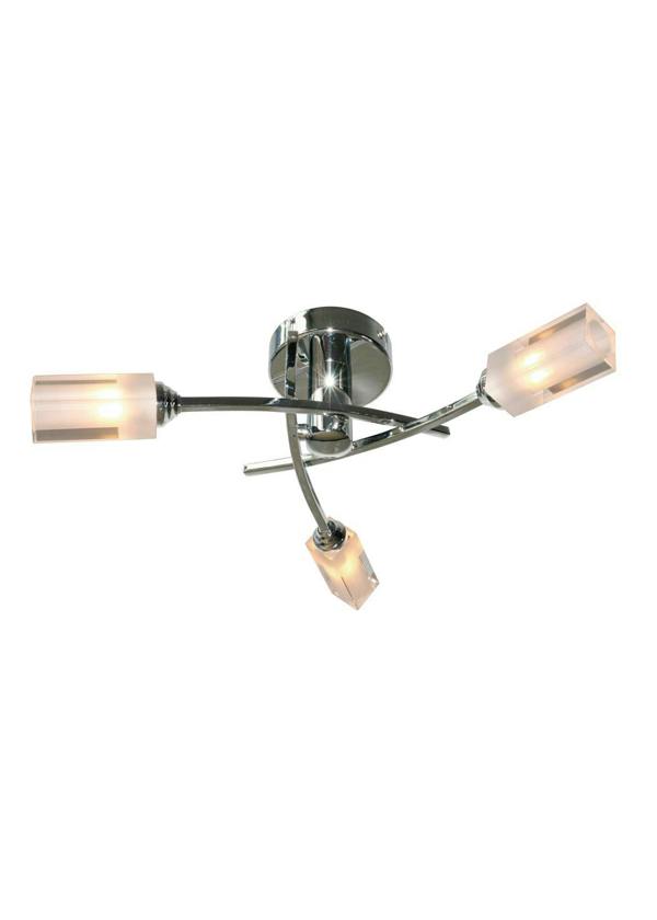 Pagazzi Lighting Icarus 3 Light Semi Flush Ceiling Light Polished Chrome