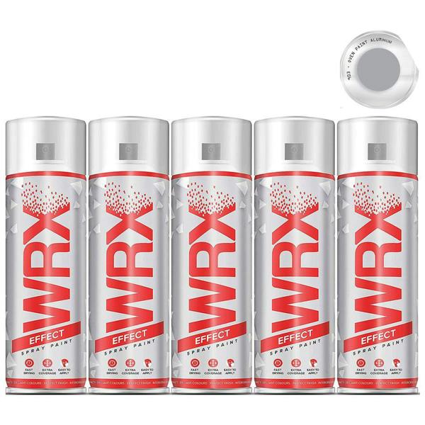 WRX 5X WRX Oven Aluminium Spray Paint 400ml