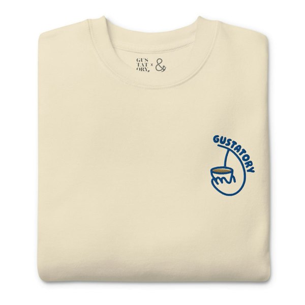 ANCHOR & CREW x GUSTATORY Coffee Alchemist Cotton Blend Embroidered Sweatshirt