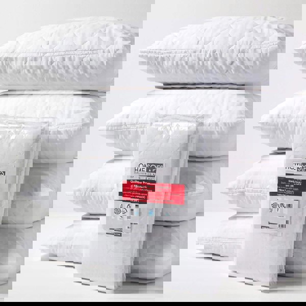 HOMESCAPES Quilted Pillow Protectors