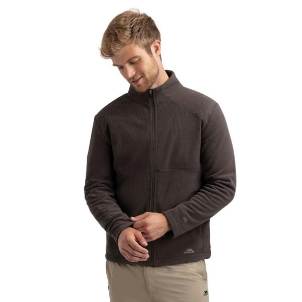 Trespass Mens Fyne Fleece Jacket - Charcoal - 