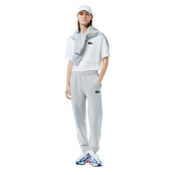 Lacoste Unisex Adult Embroidered Logo Loose Fit T-Shirt - White - 