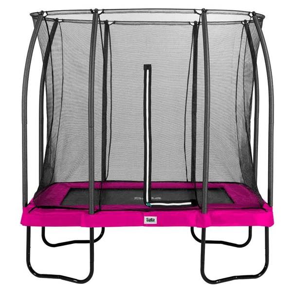 7ft x 5ft Pink Rectangular Comfort Edition Trampoline with Enclosure (5091P)