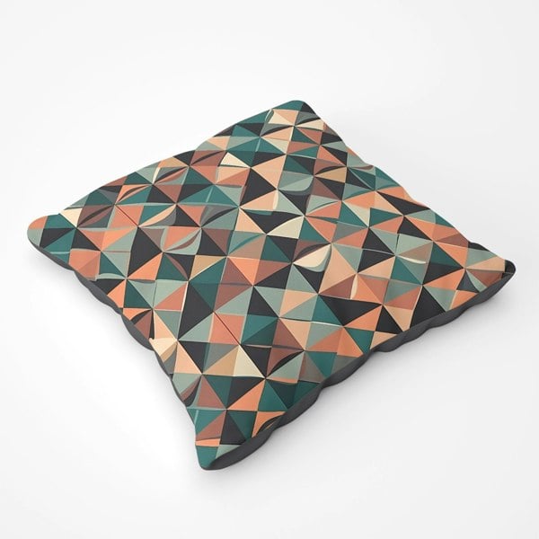 Warren Reed Geometric Print Pattern Floor Cushion