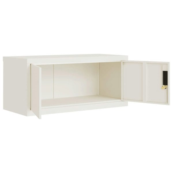 Berkfield File Cabinet White 90x40x240 cm Steel