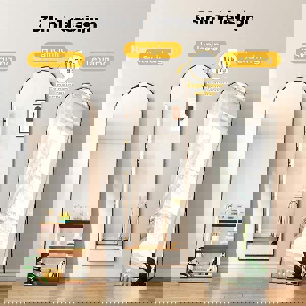 Levede 165X60CM Full Length Free Standing Floor Mirror Wall Mounted Home Decor