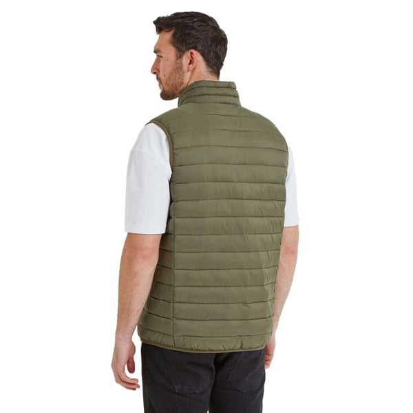 TOG24 Mens Gibson Insulated Padded Gilet - Khaki Green