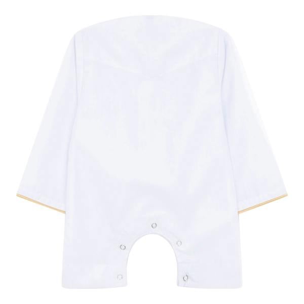 Infinity Leather Baby Boys Omani Eid Thobe  Saudi Emirati Jubba Robe Romper