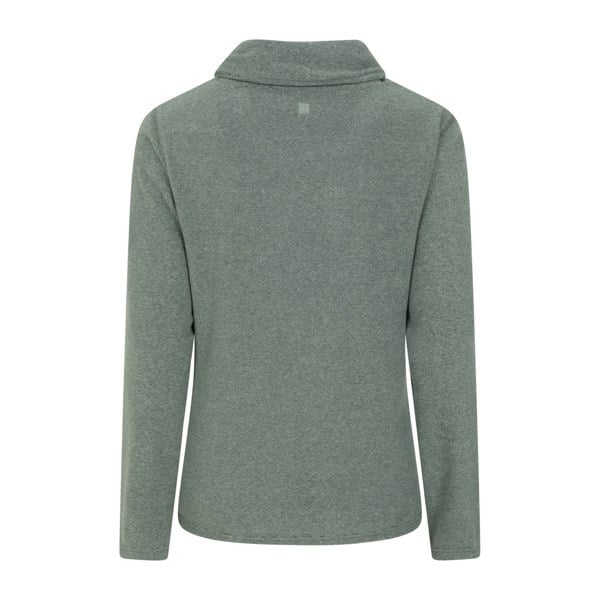 Mountain Warehouse Womens/Ladies Hebridean Cowl Neck Fleece Top - Dark Khaki