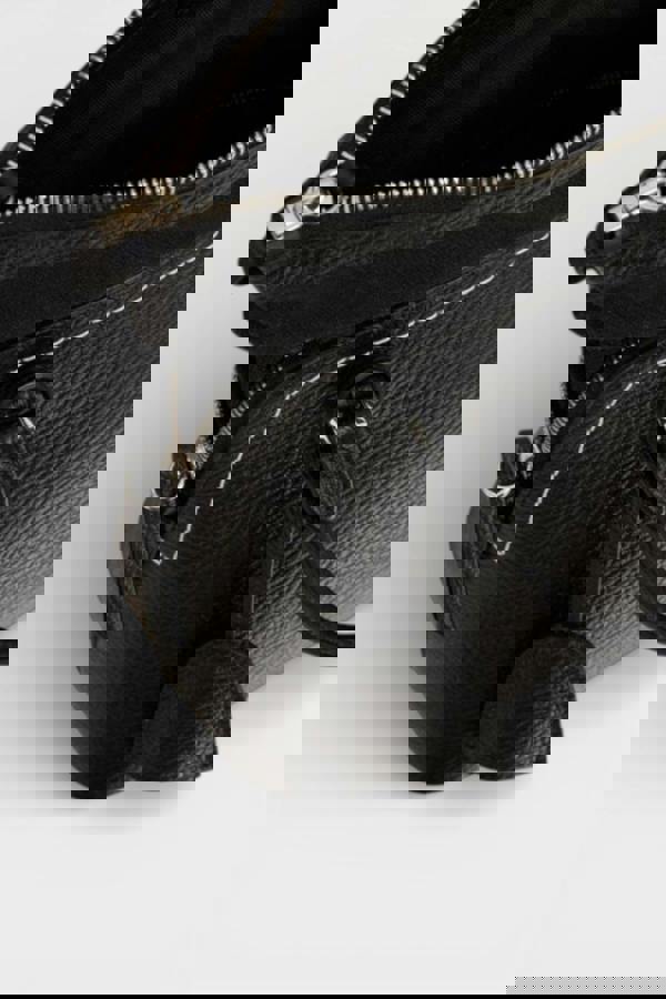 Maison Margiela Mini 5AC Grained Leather Top Handle Bag Black