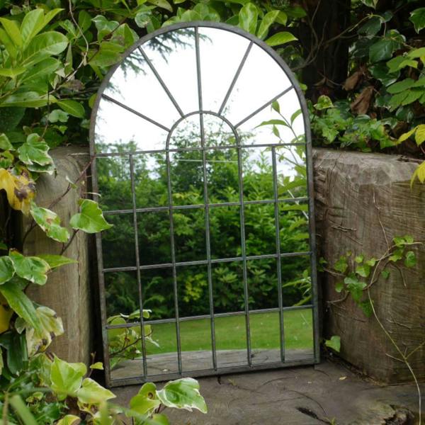DCI Large Arch Vintage/Retro Wall Garden Mirror 77 cm Tall