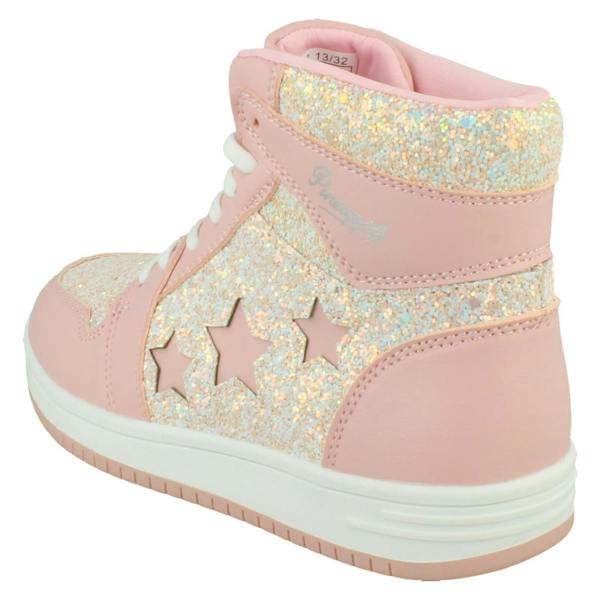 Pineapple Girls Pineapple High Top Lace Up Trainers H2717