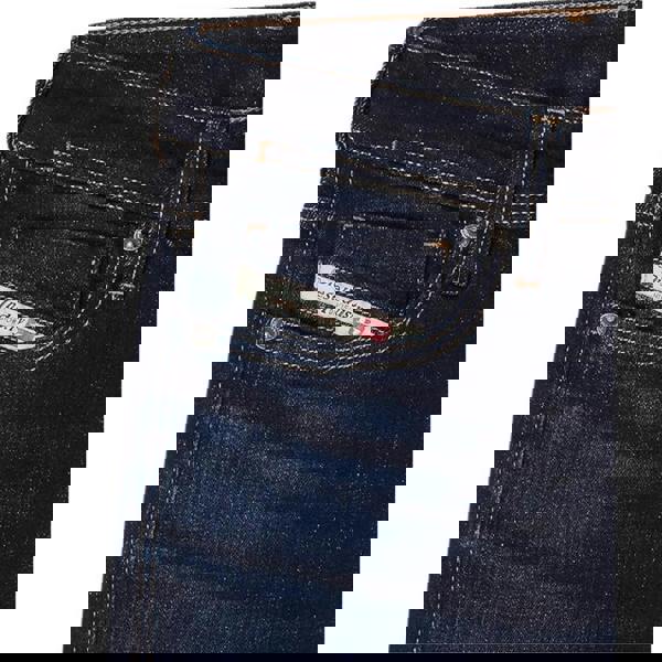 Diesel Mens Sleenker Skinny Jeans - Dark Blue - 