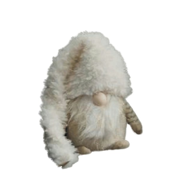 Samuel Alexander 28cm White Super Soft Christmas Snow Gonk Decoration
