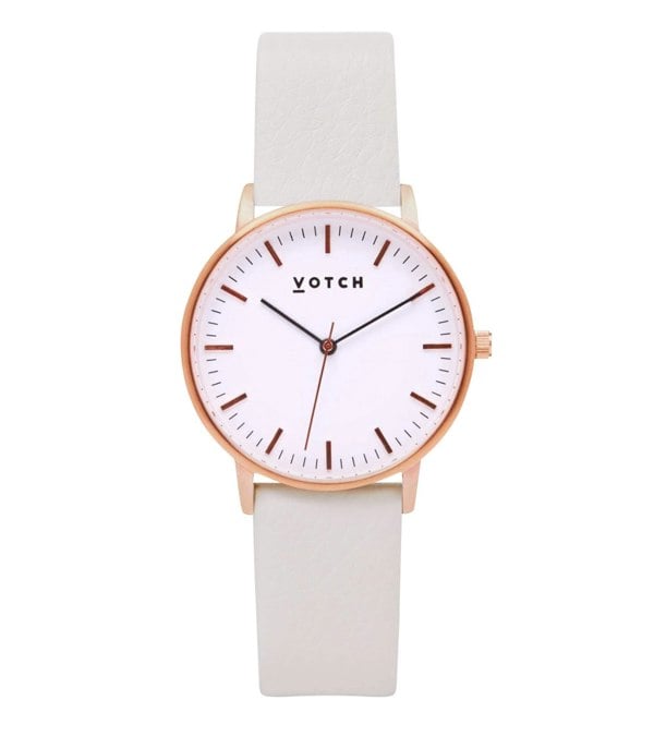 Votch ROSE GOLD & LIGHT GREY WATCH | MOMENT